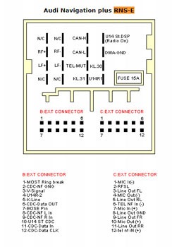 Mufa conector ptr aparate OEM Audi ACC-170 cu 40 pini [1]