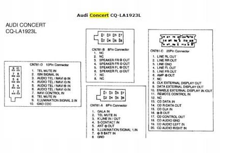 Mufa conector ptr aparate OEM Audi ACC-170 cu 40 pini [5]