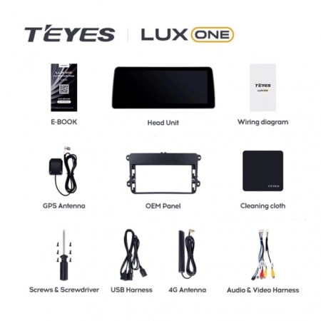 NAVIGATIE AUTO TEYES LUX ONE VOLKSWAGEN GOLF 6 2008-2016 6+128GB 12.3" IPS OCTA-CORE 2GHZ, ANDROID 4G BLUETOOTH 5.1 DSP [4]