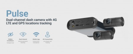 Accesorii Sisteme Audio - NEOLINE Pulse Cameră de bord cu două canale, 4G LTE și urmărire a locației GPS
