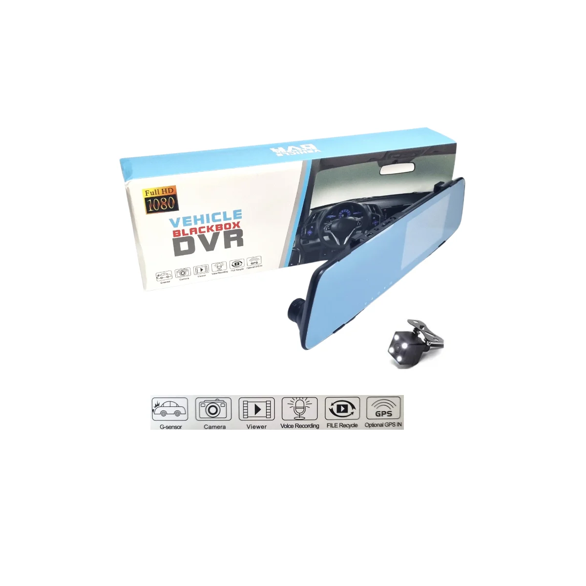 Oglinda DVR Retrovizoare Auto cu Camera fata/spate Inregistrare Full HD [1]