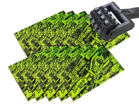 Insonorizant Auto - Pachet 10 foi + rola aplicare GRATUITA – Insonorizant auto STP Legend 2 mm (750×470 mm) – Vibro-absorbant profesional pentru uși, podea, plafon, portbagaj
