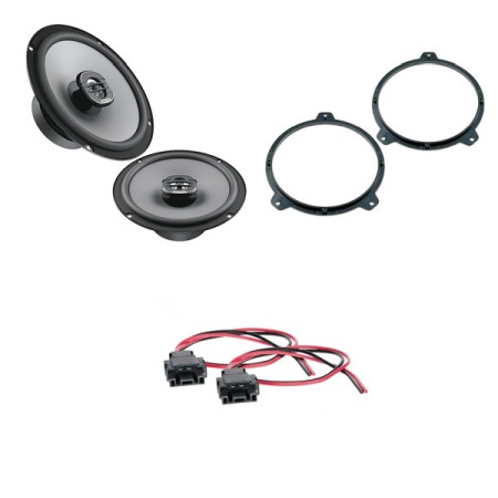 Pachet audio BMW E46, Difuzoare Hertz UNO X 165, 220W + Inele adaptoare + conectori  [0]