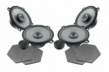 Pachete Audio - Pachet audio complet fata spate dedicat Dacia Duster I (2010 - 2017) cu difuzoare Hertz