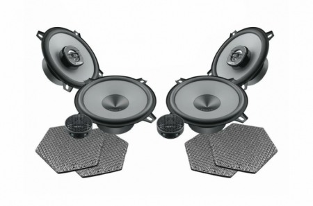 Pachete Audio - Pachet audio complet fata spate dedicat Dacia Logan 1 (2004 - 2012) cu difuzoare Hertz