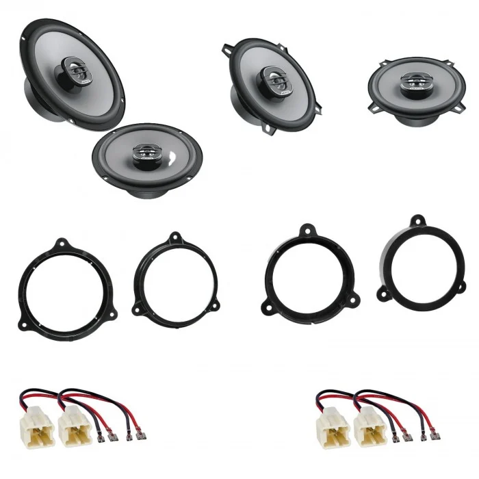 Pachete Audio - Pachet audio complet fata spate dedicat Dacia Logan II (2012 - 2019) cu difuzoare Hertz TRANSPORT GRATUIT