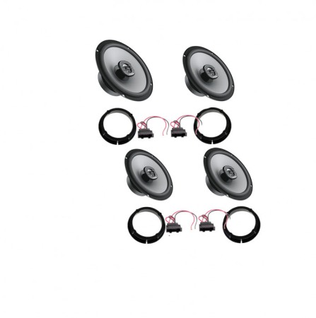 Pachete Audio - Pachet audio complet fata spate VW Golf IV cu boxe Hertz