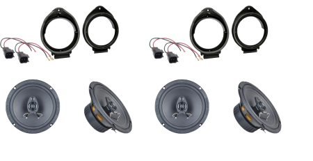 Pachete Audio - Pachet boxe fata si spate Ground Zero Ferrum GZFF 6.5 OPEL Astra J, Astra K
