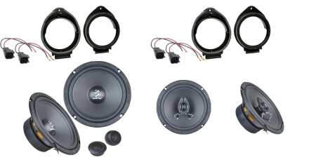 Pachete Audio - Pachet boxe Ground Zero Ferrum GZFC 165.2 / GZFF 6.5 OPEL Astra J, Astra K