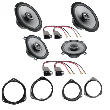 Pachete Audio - Pachet complet fata si spate pentru Opel Astra H 2004-2014 cu boxe Hertz