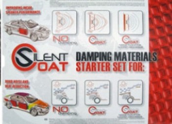 Car Audio/Insonorizant auto - SC-SS-0.2 Silent Coat Sound Deadening Starter Set, 4buc.