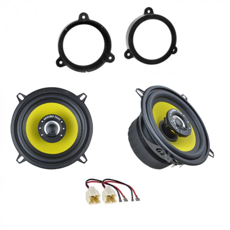 Pachete Audio - Pachet difuzoare auto Ground Zero GZTF 5.2X dedicat Renault Megane 3 (2008 - 2016)