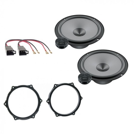 Pachete Audio - Pachet difuzoare auto Hertz K 165 dedicate Seat Ibiza 2008-2017 boxe, inele, adaptoare