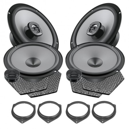 Pachete Audio - Pachet difuzoare auto Hertz Uno dedicat Toyota Rav 4 2005-2013, RMS 75W