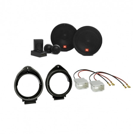 Pachete Audio - Pachet difuzoare auto JBL STAGE2 604C dedicat usi fata Opel Mokka (2012-2016)