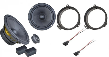 Pachete Audio - Pachet difuzoare auto usi Fata Audi A3 8P 2004-2013 GZFC 165.2 Ground Zero 100W RMS