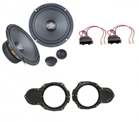 Pachete Audio - Pachet difuzoare auto VW Passat B6 usi fata FERRUM GROUND ZERO DE 16,5CM, 100W RMS
