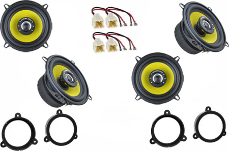 Pachete Audio - Pachet difuzoare Ground Zero GZTF 5.2X usi fata si spate Renault Megane 3 (2008 - 2016)