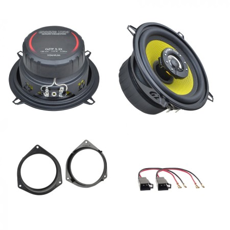Pachete Audio - Pachet difuzoare GroundZero Titanium GZTF 5.2X Opel Corsa C usi spate (2000 - 2007)