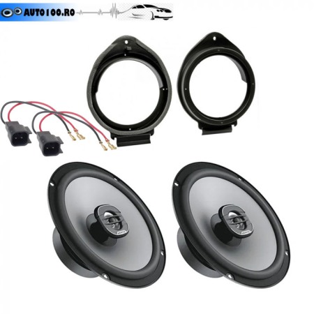 Pachete Audio - Pachet difuzoare Hertz UNO X165 cu inele pentru Opel montaj fata