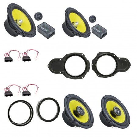 Pachete Audio - Pachet difuzoare VW Passat B6/CC fata+spate Ground Zero Titanium