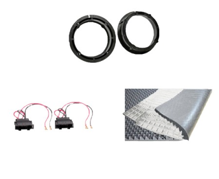Pachete Audio - Pachet inele + adaptoare difuzor VW Golf IV + insonorizant auto 