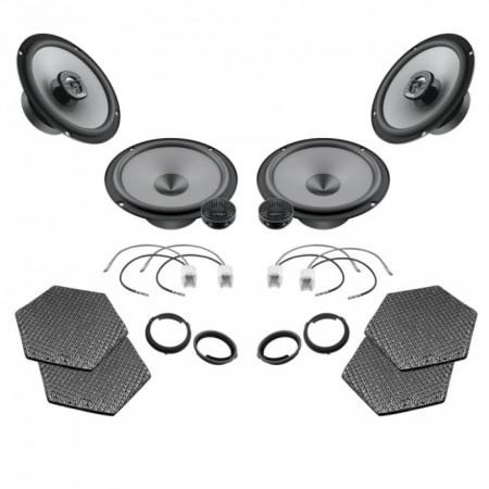 Pachete Audio - Pachetul de difuzoare auto Hertz Uno este compatibil Dacia Logan 3 (2020-PREZENT)