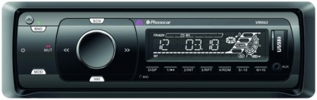 Multimedia/Playere auto - VM063 RADIO CU USB/SD/BLUETOOTH PHONOCAR, AFISAJ ALB
