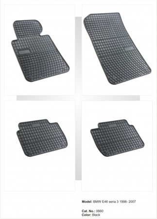 Covorase cauciuc auto dedicate - Presuri auto BMW E46 1998-2007