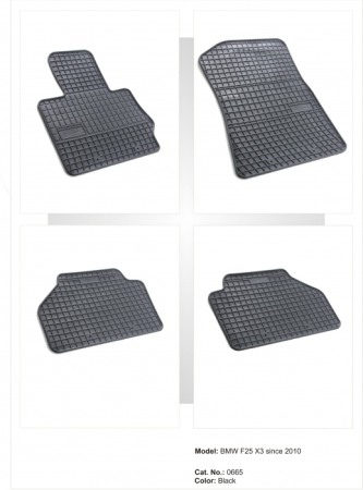 Covorase cauciuc auto dedicate - Presuri auto pentru BMW F25 X3 / F26 X4 