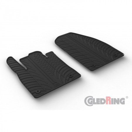 Covorase cauciuc auto dedicate - Presuri auto speciale pentru Ford Transit Courier II 2024-prezent, Gledring Slovenia (2 locuri)