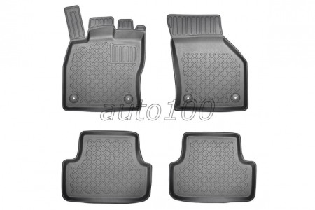 Covorase cauciuc auto dedicate - Presuri cauciuc tip tavita Volkswagen Golf VII / Seat Leon III 