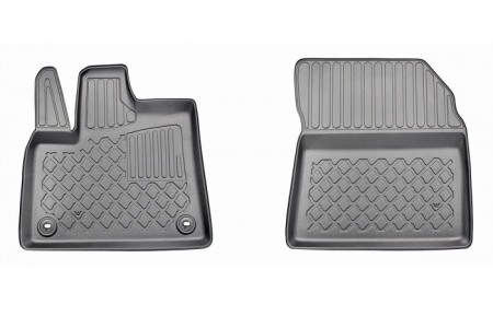 Covorase cauciuc auto dedicate - Presuri Fiat Doblo 3 / E-Doblo (Doblo Electric) stil tavita cu margini inalte, 07.2022-prezent, Aristar (2 locuri fata)