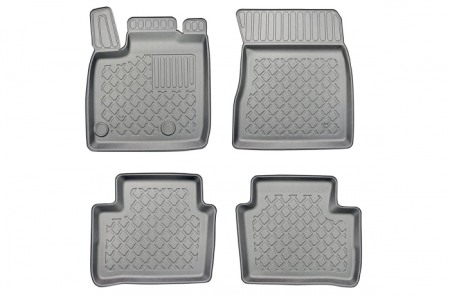 Covorase cauciuc auto dedicate - Presuri Nissan Qashqai 3 Mild Hybrid stil tavita cu margini inalte, 2021-prezent, Aristar