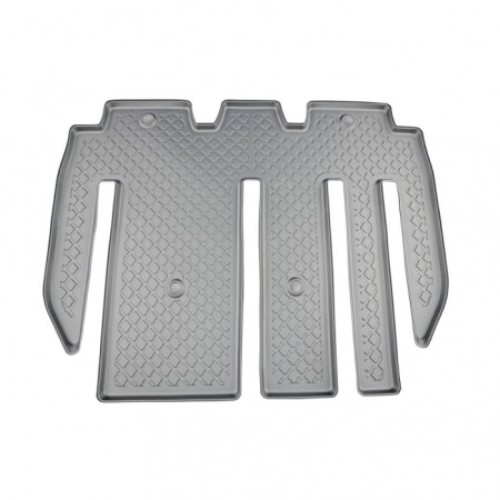 Covorase cauciuc auto dedicate - Presuri stil tavita plasticate Tesla Model X Facelift 01.2021-prezent, randurile 2-3 la masini cu 5/7 locuri, Aristar