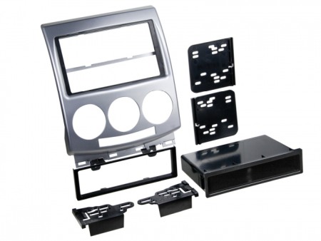 Accesorii Sisteme Audio - Rama radio 2DIN argintie Mazda 5 2005->2010, 381170-10