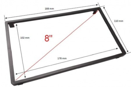 Rama radio 2DIN radio 8 inchi DIN.84 [1]
