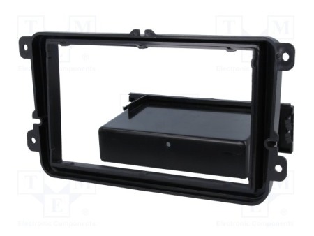 Rama radio adaptor 2DIN cu buzunar  Seat, Skoda, VW 281320-10 [1]