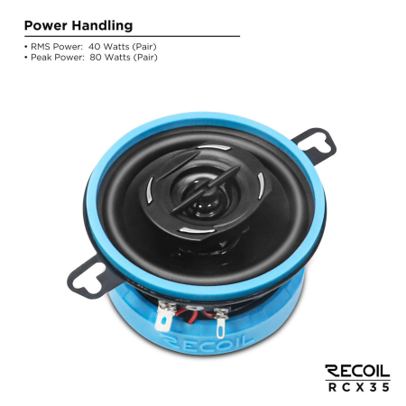 RCX35 DIFUZOARE COAXIALE RECOIL DE 8.8CM, 20W RMS [1]