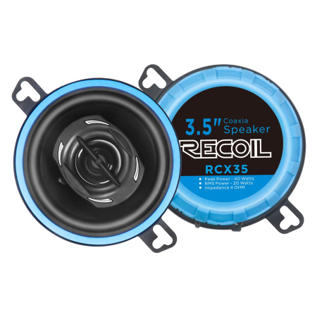 Car Audio/Difuzoare - RCX35 DIFUZOARE COAXIALE RECOIL DE 8.8CM, 20W RMS