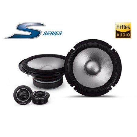 Car Audio - S2-S65C DIFUZOARE COMPONENTE ALPINE DE 16.5CM, 80W RMS