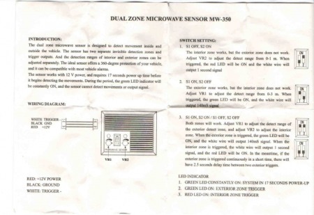 Senzor perimetru dubla zona Keetec [1]