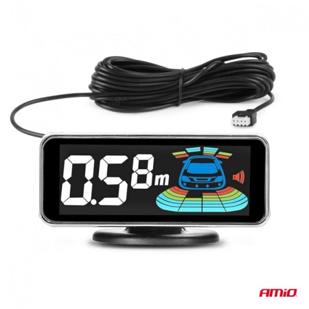 Senzori de parcare cu LED negru 3D față-spate -03191 cu 8 senzori [2]