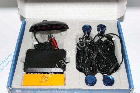 Electrice, Electronice Auto - Senzori parcare spate albastru cu montaj inclus