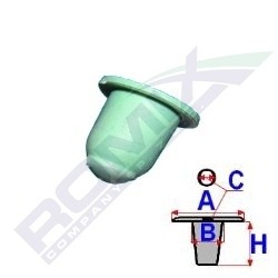 Echipamente atelier - Set 10 bucati clips fixare bandouri laterale 71103 Audi, Bmw, Seat, Fiat, VW