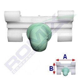 Echipamente atelier - Set 10 cleme fixare bandouri laterale BMW E46 C60356