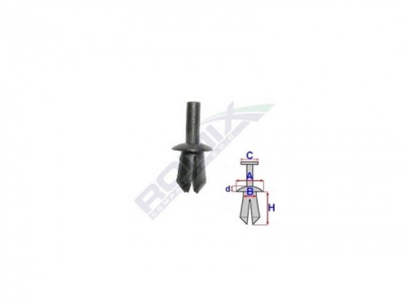 Echipamente atelier - Set 25 clipsuri fixare tapiterie C20309 Alfa Romeo, Audi, Fiat, Renault , Seat, VW