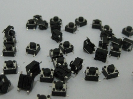 Electrice, Electronice Auto - Set 5 bucati Micro switch push buton SMD 4pini 6x6x5 mm