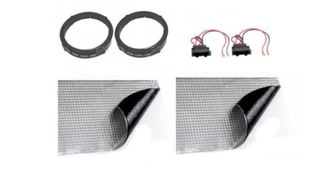 Pachete Audio - Set adaptoare audio difuzoare Seat - inele / adaptor cablu boxe, insonorizant
