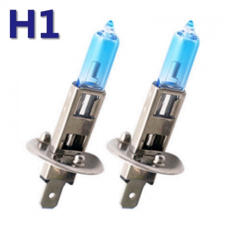 Accesorii instalare/Becuri - Set becuri H1 HNG 5500K 55W Super White Halogen